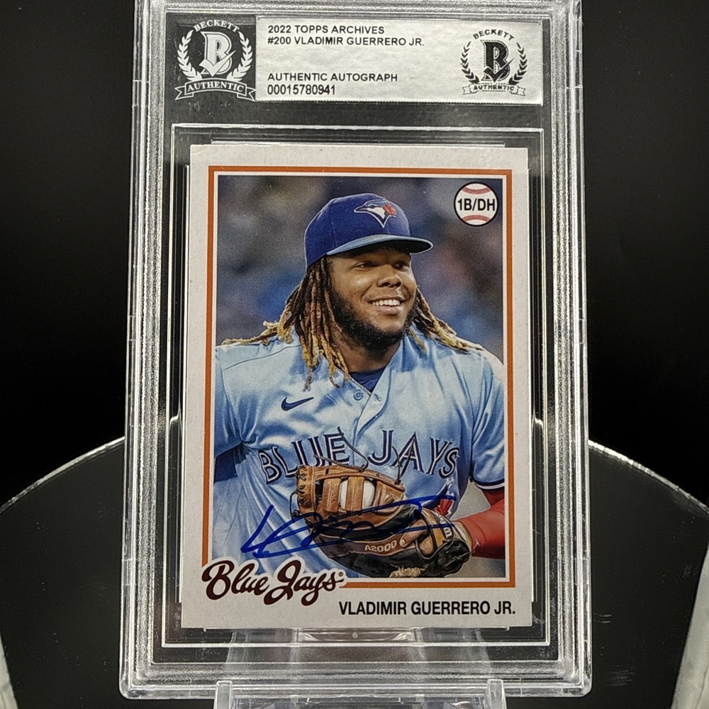 2022 Topps Archives #200 Vladimir Guerrero Jr. BGS Authentic Auto